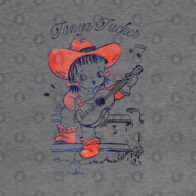 Tanya Tucker / Retro Style Country Fan Design by DankFutura